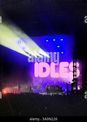 Idles-Konzert im Forest Hills Stadium, Queens, NY, USA Stockfoto
