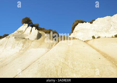 Die Kreidefelsen von Mons Klint an der Ostsee, Mon Island, Dänemark, Europa Stockfoto