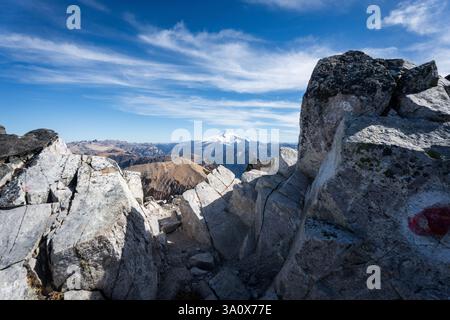 Prominenter Berg Tronador in Bariloche, Patagonien, Argentinien Stockfoto