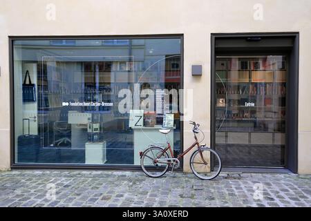 Fondation Henri Cartier-Bresson 79 Rue des Archives im Bezirk Le Marais im 3. Arrondissement Paris Stockfoto