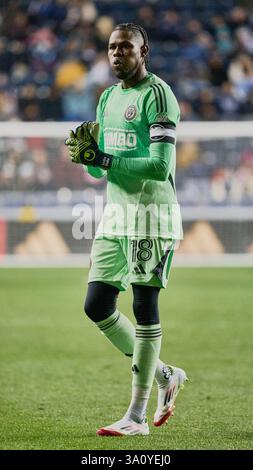 CHESTER, PA, USA - 1. MÄRZ 2025: MLS-Spiel zwischen Philadelphia Union und FC Cincinnati. ***NUR REDAKTIONELLE VERWENDUNG*** Stockfoto
