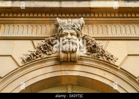 Ostflügel des Elysée-Palastes, auch bekannt als Hôtel d'Evreux, offizielle Residenz des Präsidenten der Französischen Republik in Paris, Frankreich Stockfoto