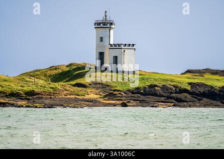 Elie Ness Lighthouse in Ruby Bay in Elie, Fife, Schottland, Großbritannien Stockfoto