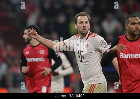 München, Deutschland. März 2025. Harry Kane vom FC Bayern München. Quelle: Peter Kneffel/dpa/Alamy Live News Stockfoto