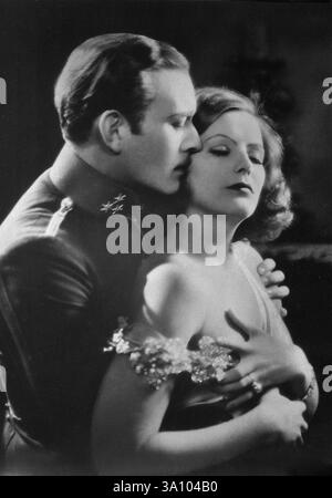 Die Schauspieler Greta Garbo und Conrad Nagel in dem Film The Mysterious Lady, USA 1928 Stockfoto
