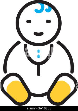 Symbol für Baby, infante Stock Vektor