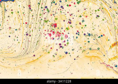 Intensive bunte Mischung aus lebendigen Farben. Abstrakte moderne Hintergrund Vorlagen Design Stockfoto