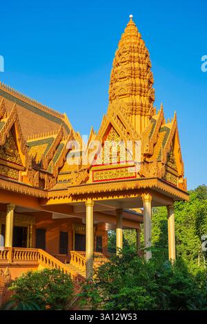 Kambodscha, Siem Reap, Wat Bo buddhistische Pagode Stockfoto