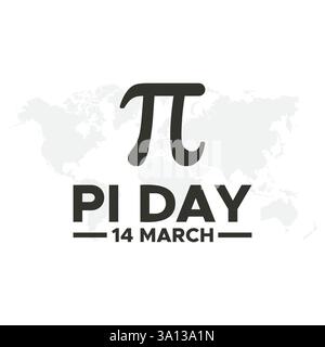 Happy Pi Day Design. Happy Pi Day Vektor-Design-Vorlage. Posterdesign zum internationalen Pi Day. Vektorgrafik von Happy pi Day Good for pi Day Stock Vektor