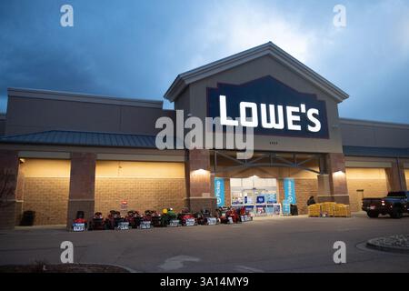 Lowe's Home Improvement Center, University Village Shopping Center, Colorado Springs, Colorado Stockfoto