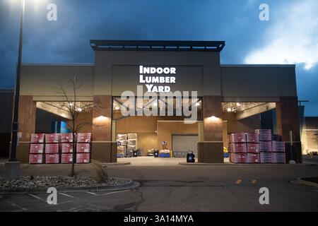Lowe's Home Improvement Center, University Village Shopping Center, Colorado Springs, Colorado Stockfoto
