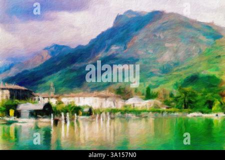 Lugano, Ticino, Switzerland. Stockfoto