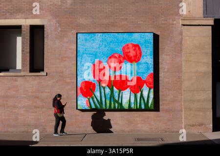 Seattle, Washington, USA. März 2025. Seattles lebhaftes Viertel Pioneer Square beherbergt den Klondike Gold Rush National Historical Park. Seattles Einheit des Klondike Gold Rush National Historical Park, untergebracht im Wahrzeichen Cadillac Hotel, ist eines von 34 Park Service Pachtverträgen, die die Trump-Regierung annulliert hat. Quelle: Paul Christian Gordon/Alamy Live News Stockfoto