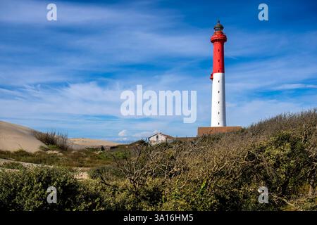 Frankreich, Charente-Maritime, Royan, La Tremblade, La Coubre Lighthouse Stockfoto