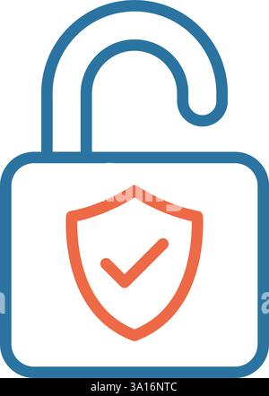 100 % sicheres Bezahlen im flachen Stil. Vektorillustration der Datenschutzgarantie auf isoliertem Hintergrund. Geschäftskonzept für Sicherheitsrisikozeichen. Stock Vektor