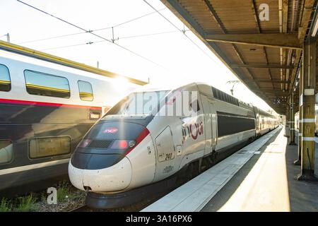 Frankreich, Paris, Gare de Lyon, ein unglaublicher TGV Stockfoto