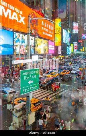 Usa, New York State, New York City, Manhattan, Midtown, Times Square Stockfoto