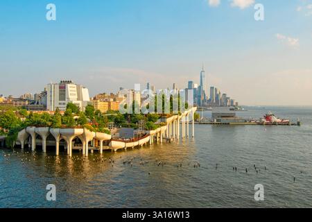 Usa, New York State, New York City, Manhattan, Chelsea, Little Island Stockfoto