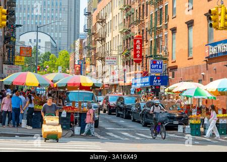 Usa, New York State, New York City, Manhattan, Chinatown Stockfoto