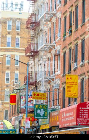 Usa, New York State, New York City, Manhattan, Chinatown Stockfoto