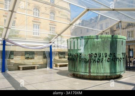 Frankreich, Paris, das Marais, das Shoah-Denkmal Stockfoto