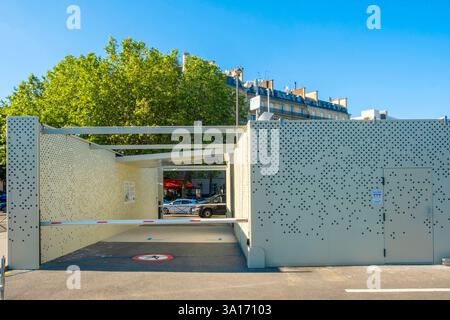 Frankreich, Paris, Wasserstofftankstelle Stockfoto