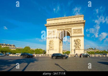 Frankreich, Paris, Place de l'Etoile, Arc de Triomphe Stockfoto