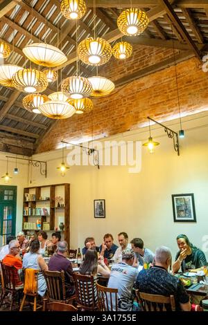 Vietnam, Hanoi, die Altstadt oder 36 Unternehmensviertel, Hanoi Food Culture Restaurant Stockfoto