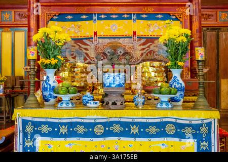 Vietnam, Zentrum, Provinz Thua Thien Hue, Hue, von der UNESCO zum Weltkulturerbe erklärt, Grab des Kaisers Minh Mang Stockfoto