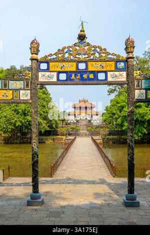 Vietnam, Zentrum, Provinz Thua Thien Hue, Hue, die Kaiserlichen Gräber, die von der UNESCO zum Weltkulturerbe erklärt wurden, das Grab von Khai Dinh Stockfoto