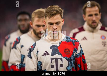 München, Deutschland. März 2025. Joshua Kimmich (FCB) FC Bayern München - Bayer Leverkusen 05.03.2025 Copyright (nur für journalistische Zwecke) by Stockfoto