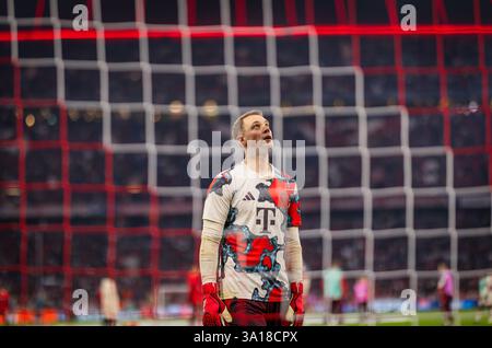 München, Deutschland. März 2025. Manuel neuer (FCB) FC Bayern München - Bayer Leverkusen 05.03.2025 Copyright (nur für journalistische Zwecke) by : Stockfoto