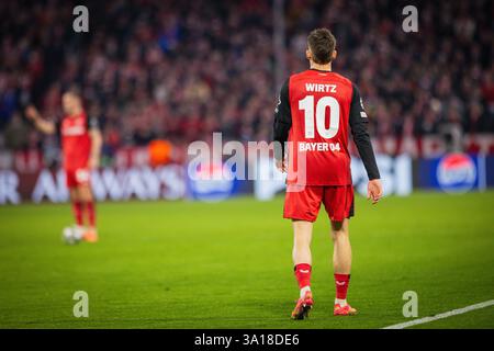 München, Deutschland. März 2025. Florian Wirtz (LEV) FC Bayern München - Bayer Leverkusen 05.03.2025 Copyright (nur für journalistische Zwecke) by : Stockfoto