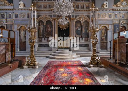 Hagia Triada (Heilige Dreifaltigkeit) Griechisch-orthodoxe Kirche in Istanbul, Türkei Stockfoto