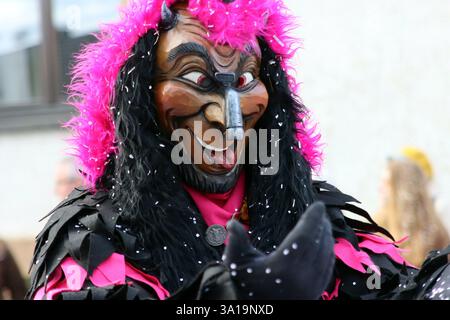 Große schwäbisch-alemannische Karnevalsparade Stockfoto