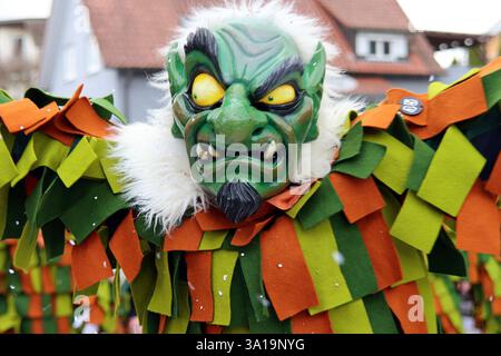 Große schwäbisch-alemannische Karnevalsparade Stockfoto