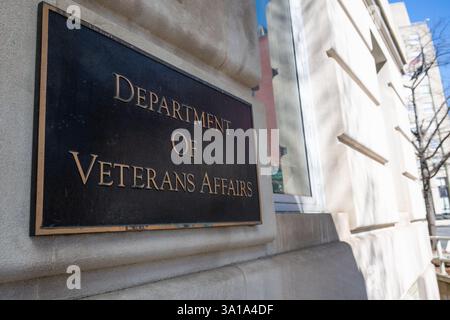 Washington, Usa. März 2025. Das Department of Veterans Affairs Building in Washington, DC am Freitag, den 7. März 2025. Foto: Annabelle Gordon/UPI Credit: UPI/Alamy Live News Stockfoto