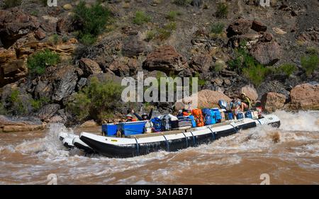 Am Colorado River im Grand Canyon National Park, Arizona. Stockfoto