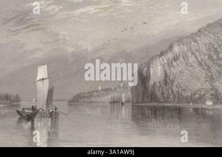 Coteaux de Mauves, 1833. Stockfoto
