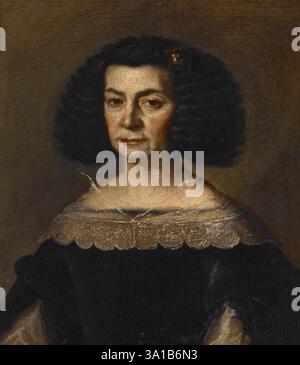 Porträt einer Dame, 1600er Jahre Stockfoto