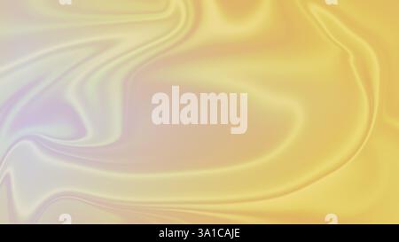 Abstrakter Hintergrund mit glatten Linien in gelben und orangen Farben. Vektorabbildung Stockfoto