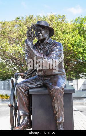 Januar Sonnenschein in George Town, den Cayman Islands Stockfoto