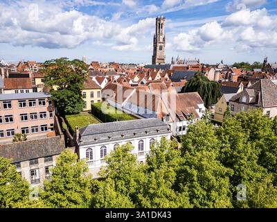 Belfry von Brügge, Brügge, Belgien Stockfoto