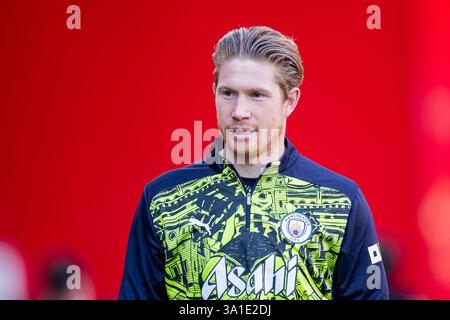 The City Ground, Nottingham, Großbritannien. März 2025. Premier League Football, Nottingham Forest gegen Manchester City; Manchester Citys Kevin de Bruyne Credit: Action Plus Sports/Alamy Live News Stockfoto