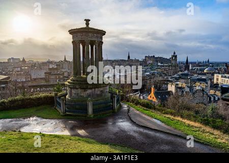 Edinburgh, Schottland - 30. Dezember 2021 - Blick vom Calton Hill Stockfoto