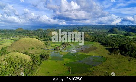 Das grüne Herz von Bohol Stockfoto