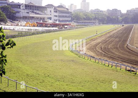 Pferderennbahn, Mahalakshmi, Bombay, jetzt Mumbai, Maharashtra, Indien, Asien Stockfoto