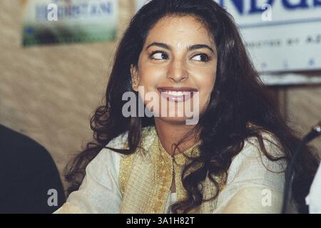 Indische bollywood-Filmschauspielerin Juhi Chawla NO MR Stockfoto