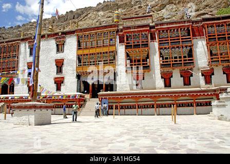 Blick auf das Hemis Kloster in Leh, Ladakh, Jammu & Kaschmir, Indien, Asien Stockfoto