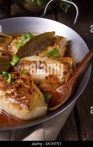 Gebratener Kohl Stockfoto